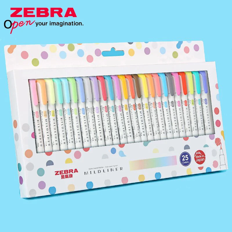 Zebra Pen Mildliner - ZEBRA 밀드라이너 하이라이터 더블 헤드 마커