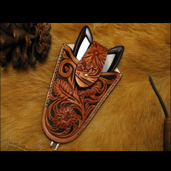 Unique Leather Work - 당나라 꽃 수공예 독특한 가죽 작업