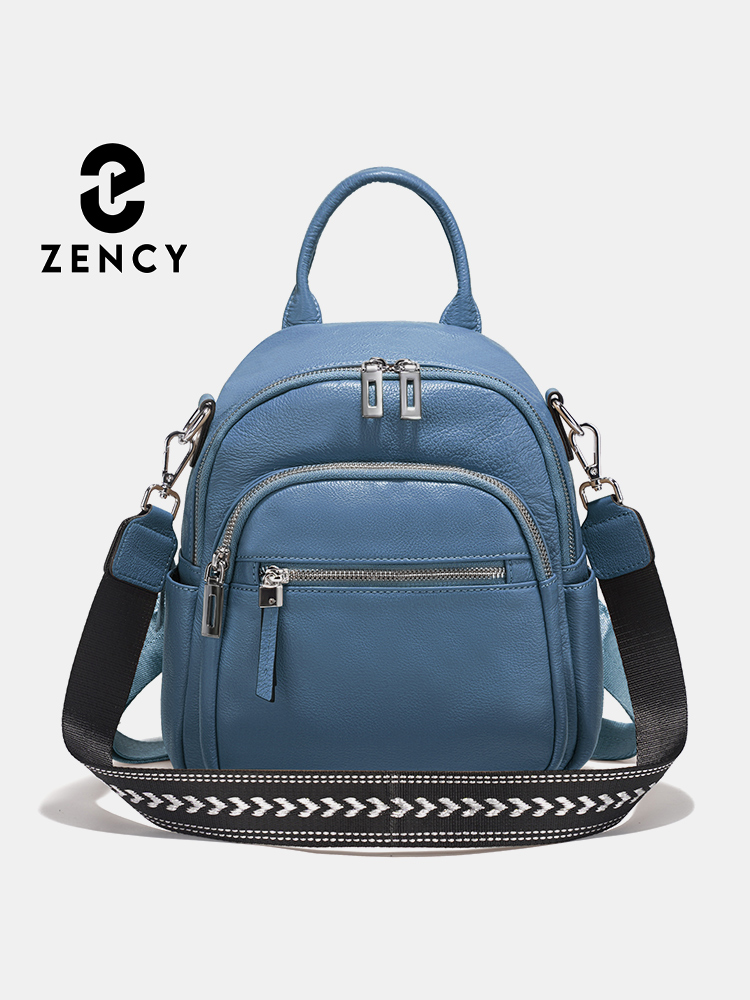 Leather Work Bag - Zency 정품 가죽 소형 배낭 배낭