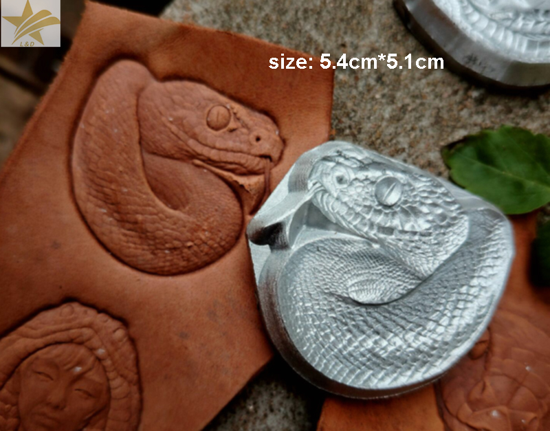 Unique Leather Work - 뱀 무늬 가죽 조각 수공예 독특한