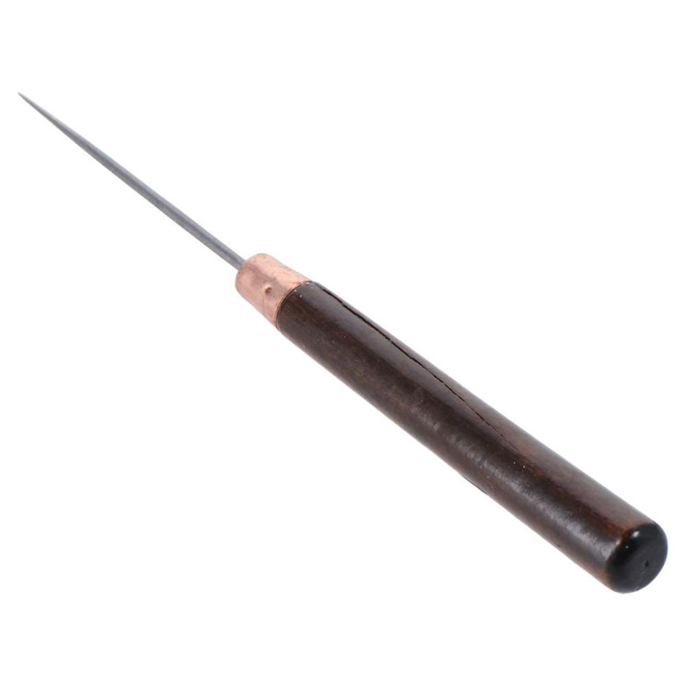 나무 손잡이 스크래치 송곳 도구, 가죽 펀치 홀 공예, - Leatherwork Accessories 리뷰 및 가격