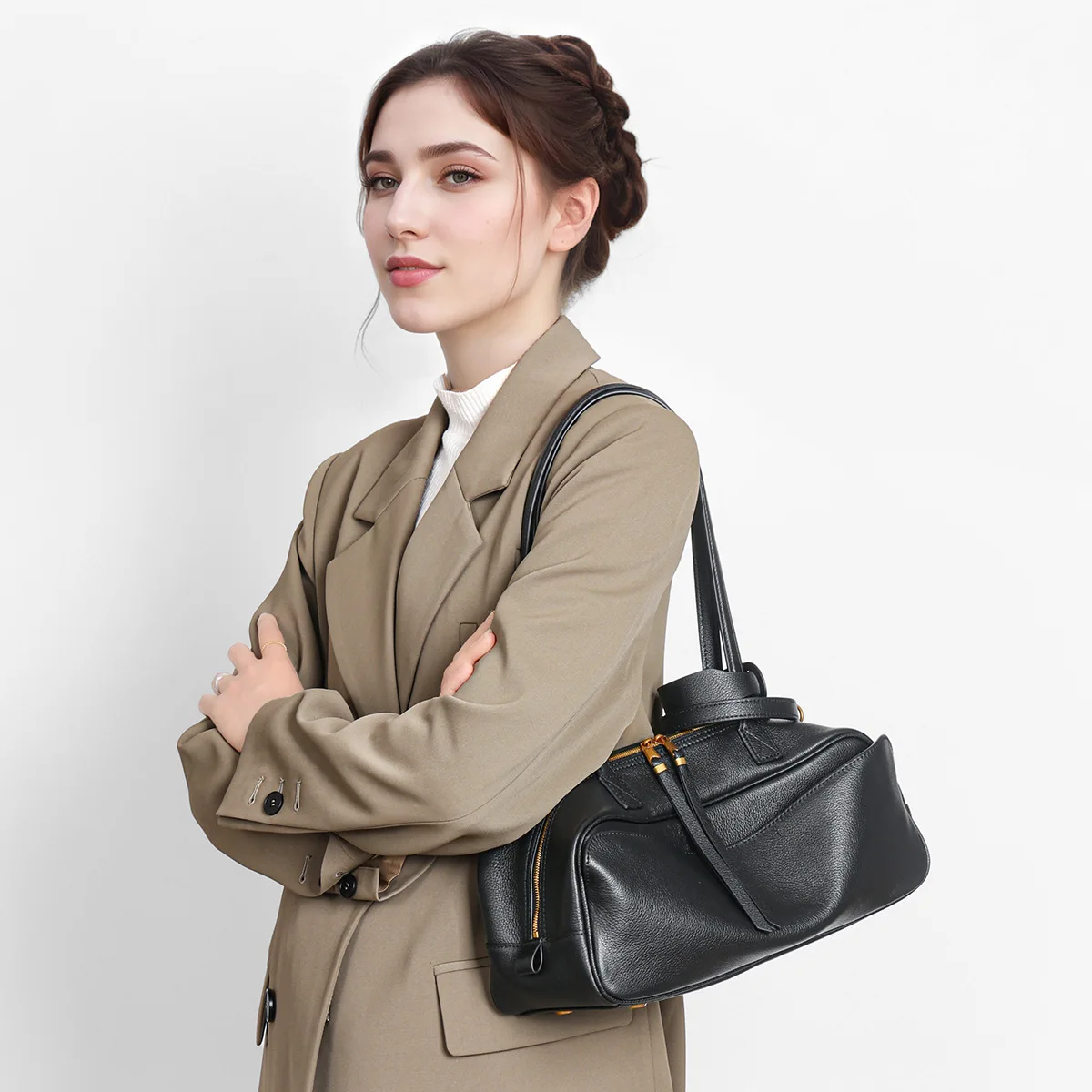 100% 정품 가죽 독특한 레저 기저귀 가방 기저귀 배 - Unique Leather Work 리뷰 및 가격