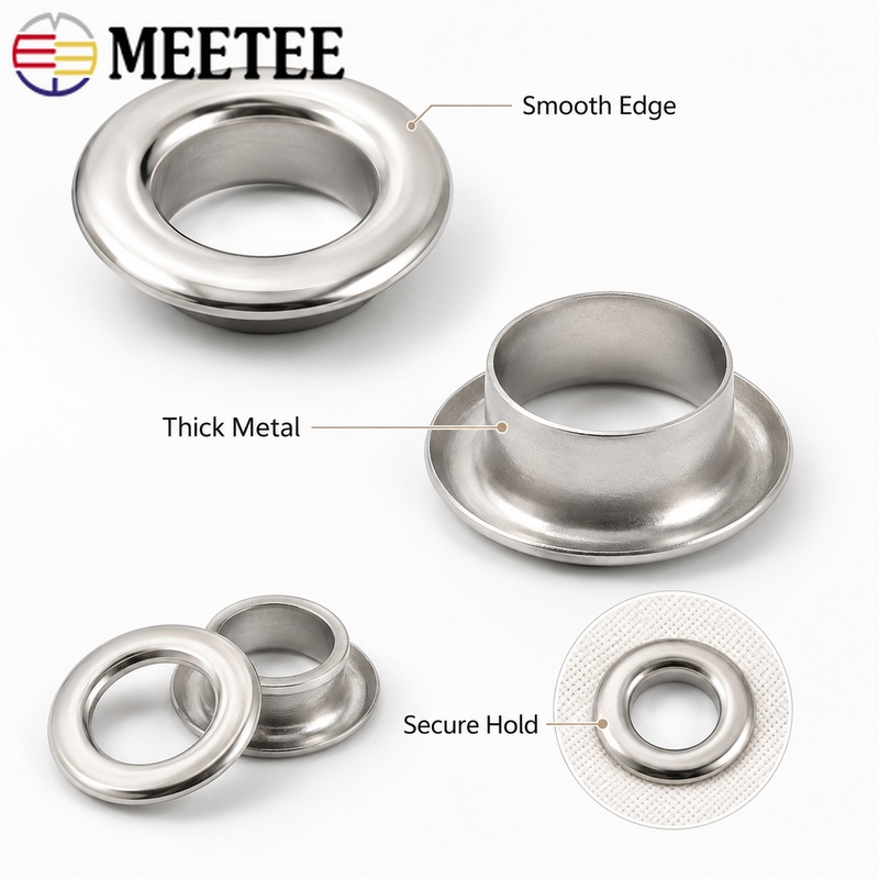 100세트 미티 4/5/8/10/12mm 금속 아일렛  - Leatherwork Eyelets 리뷰 및 가격