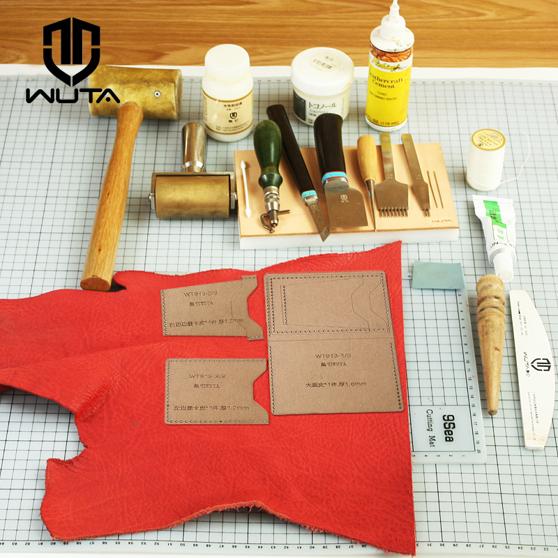 WUTA 913 미니 카드 케이스 크래프트 종이 템플릿 - Leatherwork Accessories 리뷰 및 가격