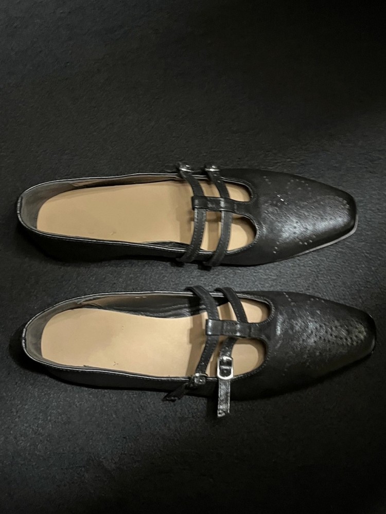 프렌치 스타일 우아한 여성 버클 스트랩 스퀘어 토 소가 - Leatherwork In French 리뷰 및 가격