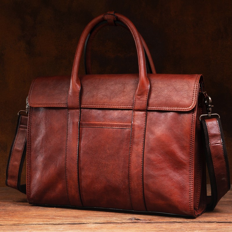 야채 무두질 가죽 핸드백 남성용 메신저 백 서류 가방  - Leather Work Bag 리뷰 및 가격