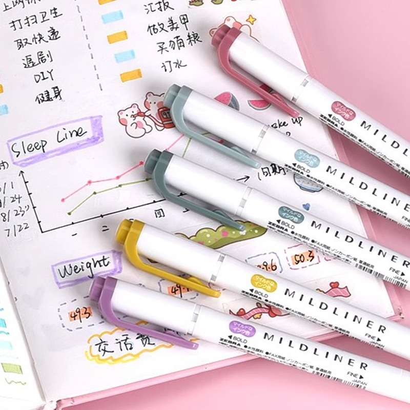 1/3pcs ZEBRA MILDLINER WKT7 형광 - Zebra Pen Mildliner 리뷰 및 가격