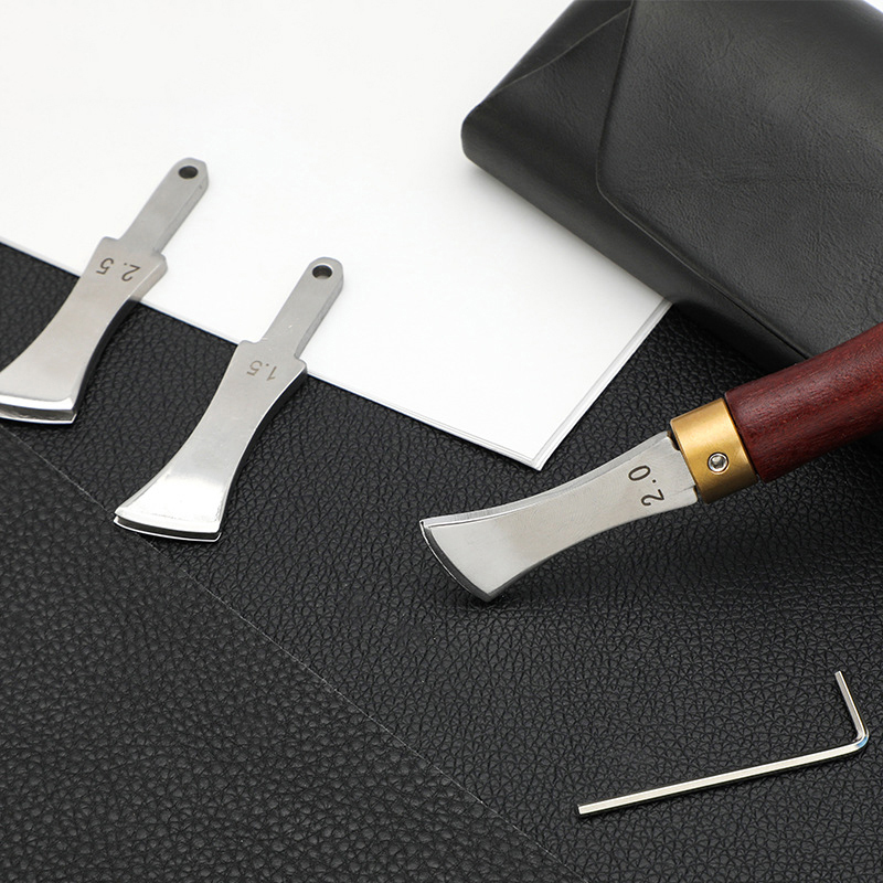가죽 가장자리 주름잡기 도구 스테인리스 스틸 얕은 슬롯 - Leatherwork Accessories 리뷰 및 가격