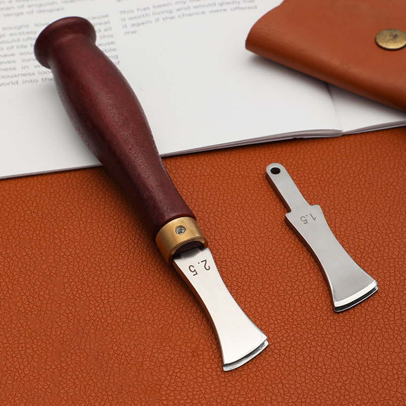 가죽 가장자리 주름잡기 도구 스테인리스 스틸 얕은 슬롯 - Leatherwork Accessories 리뷰 및 가격
