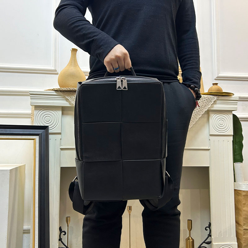 세련된 대용량 가죽 직조 비즈니스 캐주얼 여행 백팩 남 - Leather Work Bag 리뷰 및 가격