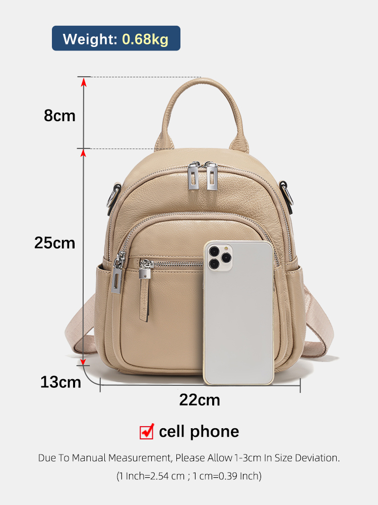 Zency 정품 가죽 소형 배낭 배낭 멀티 포켓 디자인 - Leather Work Bag 리뷰 및 가격