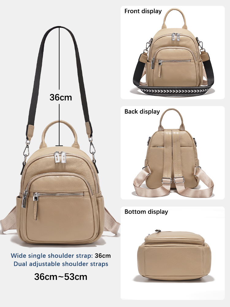 Zency 정품 가죽 소형 배낭 배낭 멀티 포켓 디자인 - Leather Work Bag 리뷰 및 가격