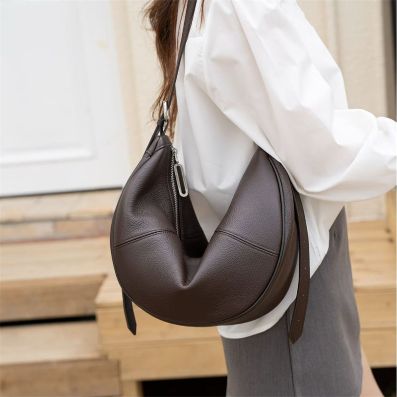 BURMINSA 여성용 부드러운 천연 가죽 크레센트 호 - Leather Work Bag 리뷰 및 가격