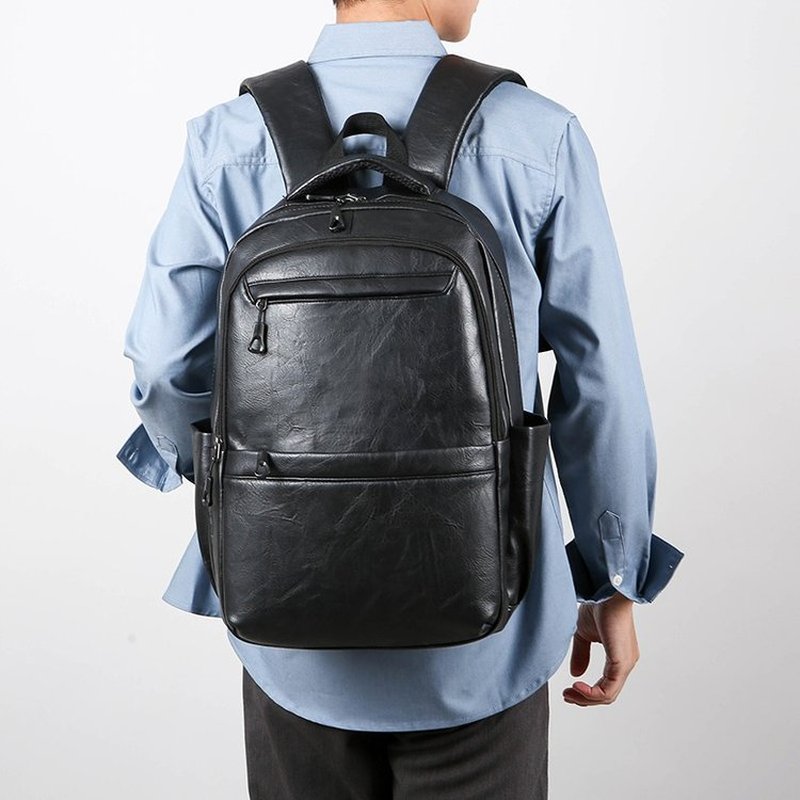 프리미엄 가죽 비즈니스 백팩 – 15.6인치 노트북 통 - Leather Work Bag 리뷰 및 가격