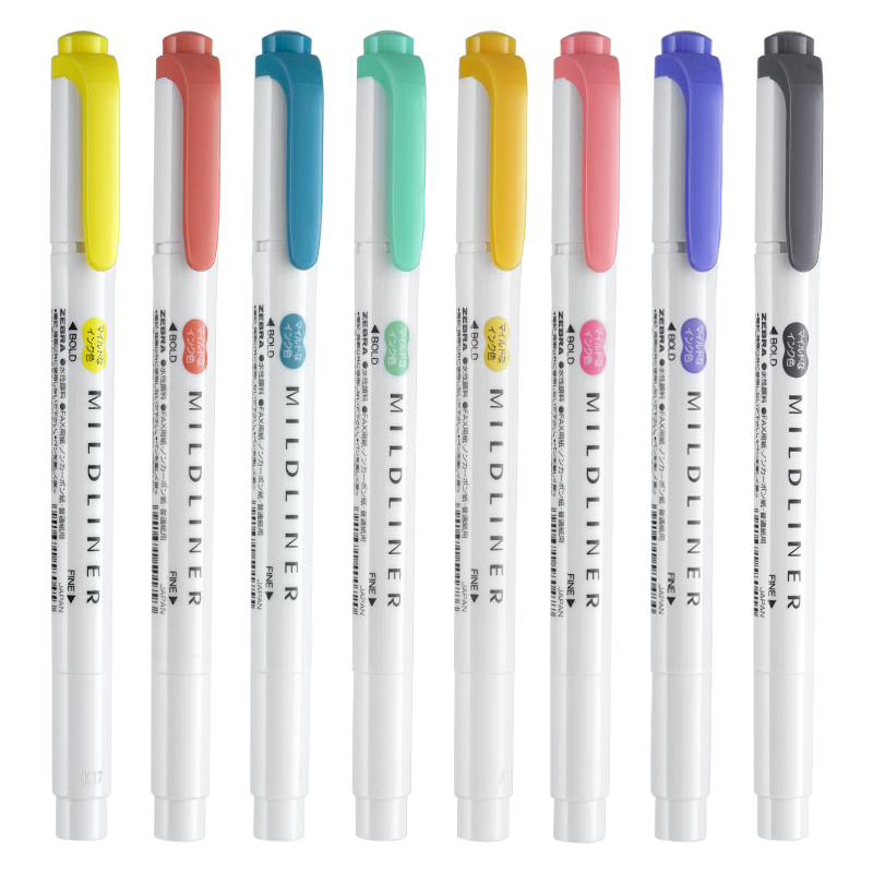 얼룩말 Mildliner 라이너 양방향 형광펜 펜 후크 - Zebra Pen Mildliner 리뷰 및 가격
