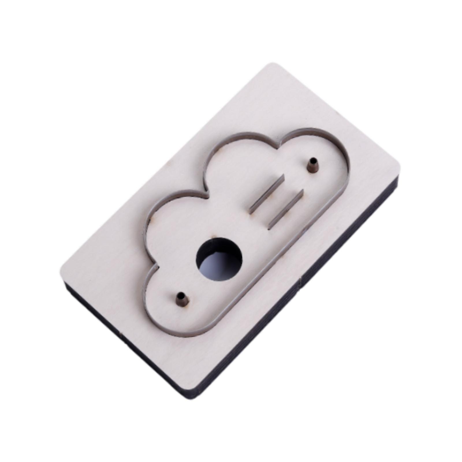 목재 가죽 다이 커팅 몰드, 내구성 있는 금속 테두리  - Leatherwork Jewelry 리뷰 및 가격