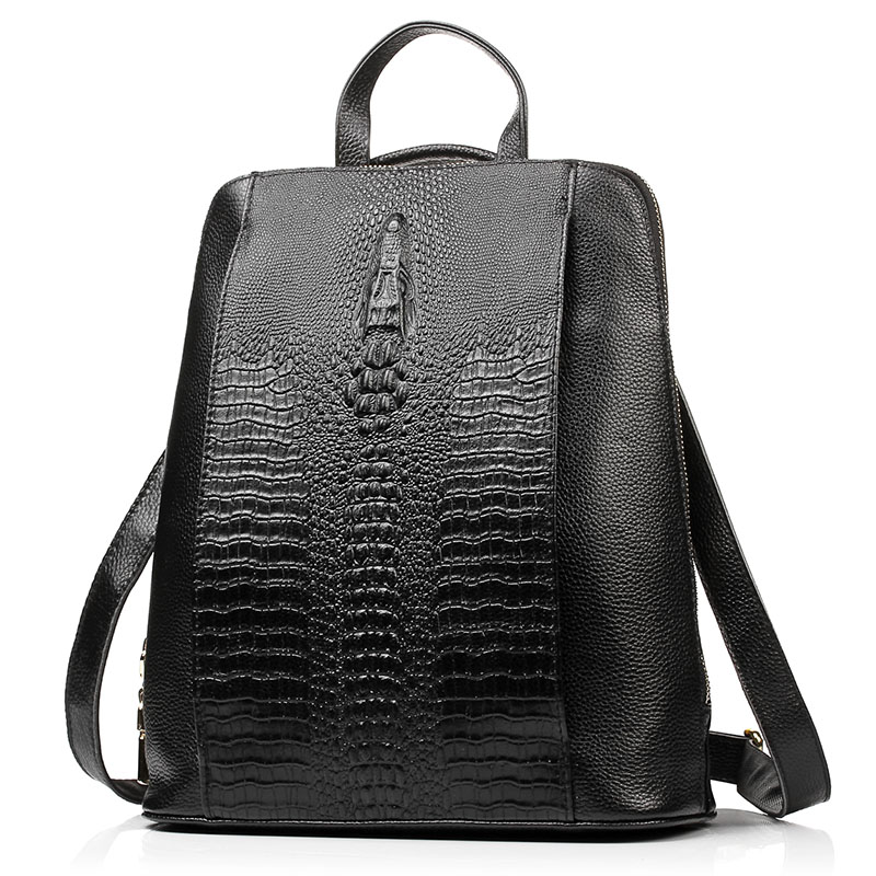 Zency 여성용 악어 가죽 백팩 100% 정품 천연  - Leather Work Bag 리뷰 및 가격