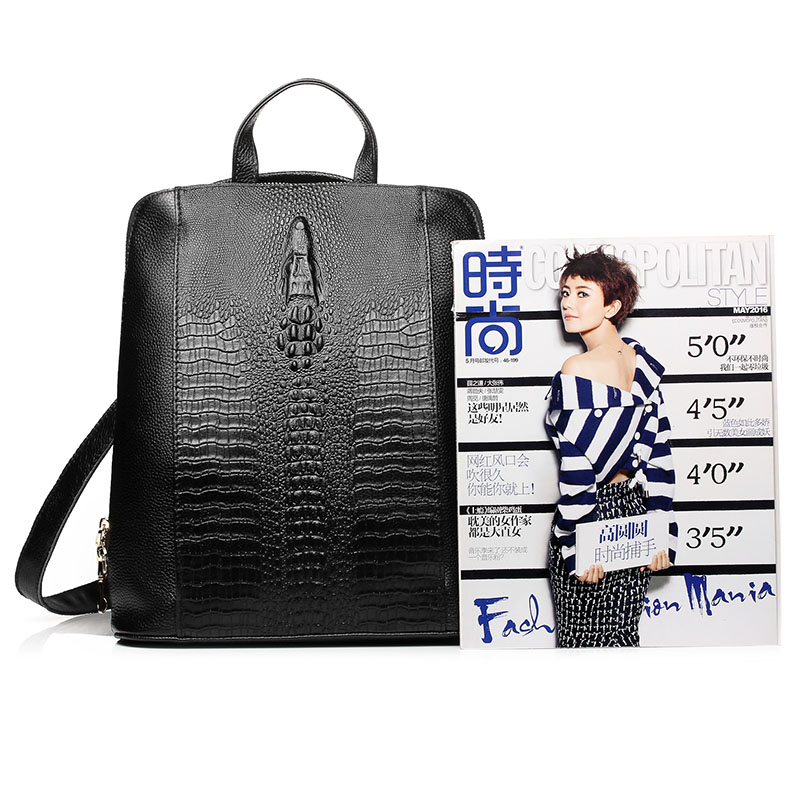 Zency 여성용 악어 가죽 백팩 100% 정품 천연  - Leather Work Bag 리뷰 및 가격